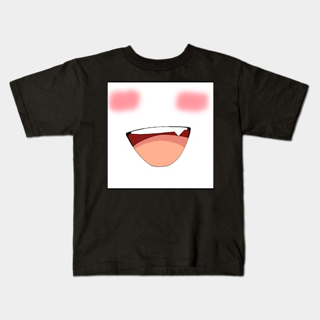 Neko Mouth - Kawaii Anime Kids T-Shirt by ro83land